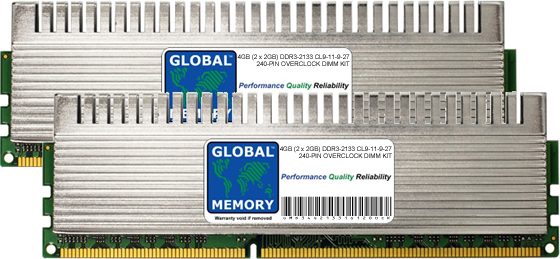 4GB (2 x 2GB) DDR3 2133MHz PC3-17000 240-PIN OVERCLOCK DIMM MEMORY RAM KIT FOR DELL DESKTOPS 4GB (2 x 2GB) DDR3 2133MHz PC3-17000 240-PIN OVERCLOCK DIMM MEMORY RAM KIT FOR DELL DESKTOPS